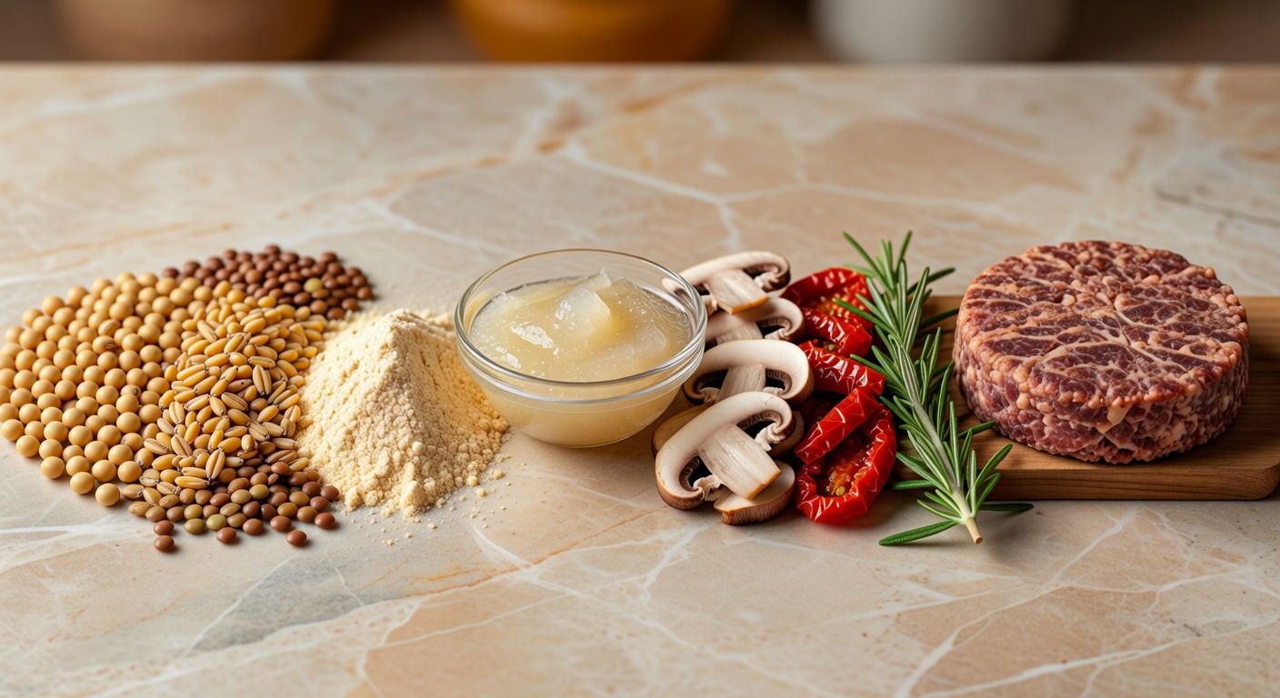 Image for 3D Bioprinting Creates Fibrous Plant-Based Meat with Realistic Texture