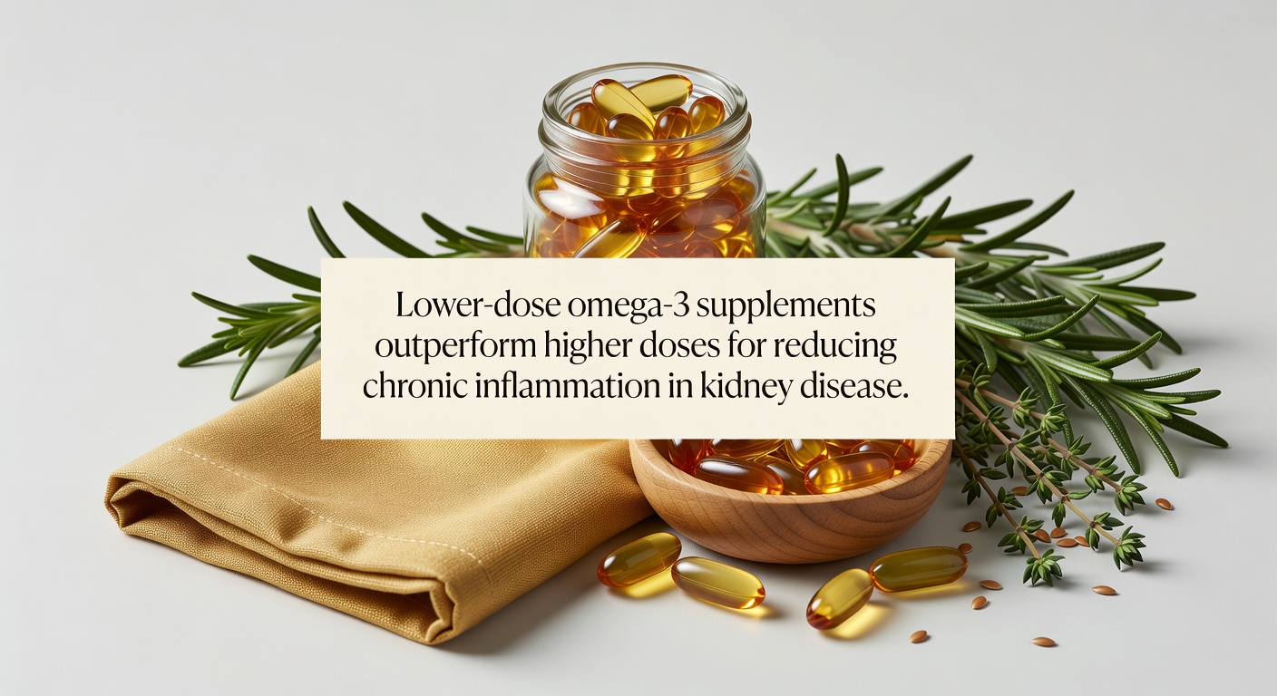 Omega-3 Under 2000mg Daily Reduces Inflammation in Dialysis Patients