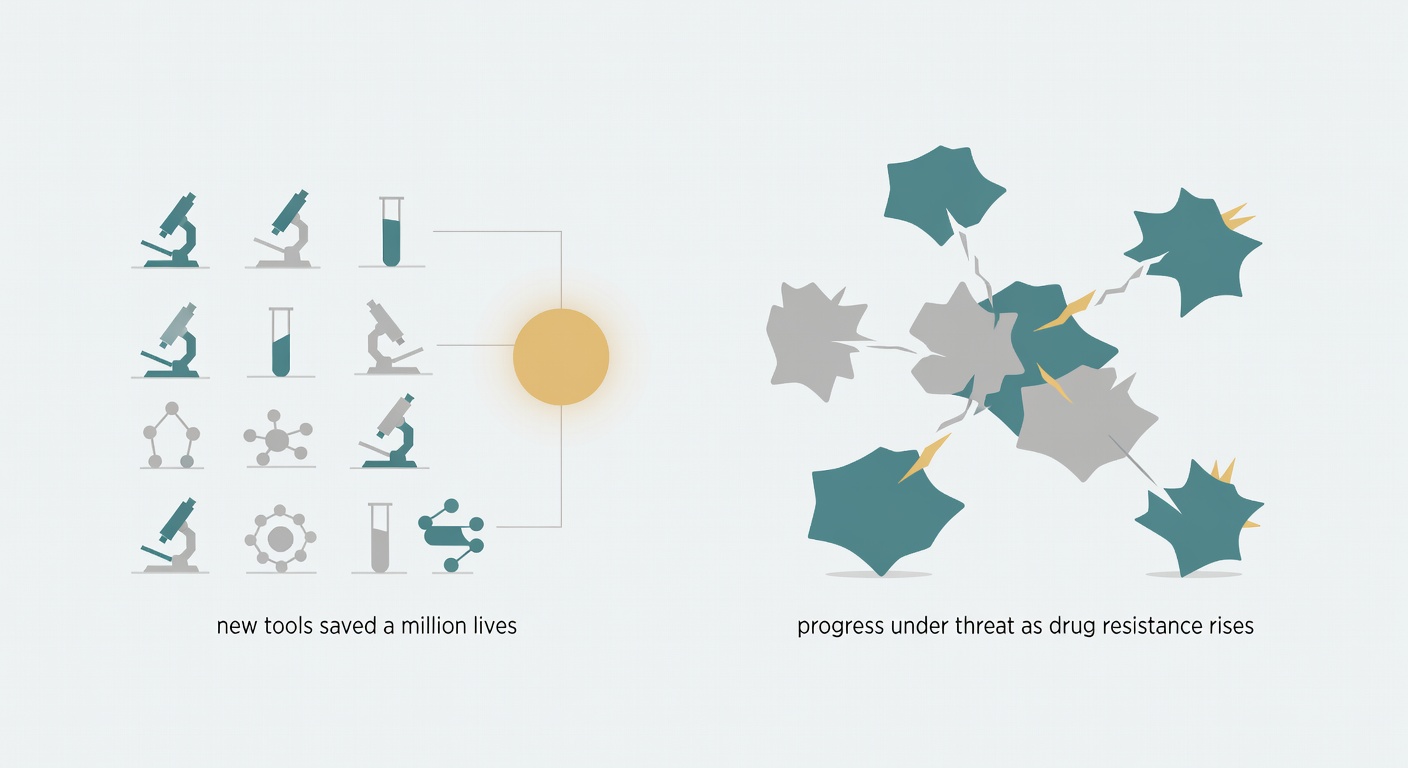 Image for New tools saved a million lives from malaria last year but progress under threat as drug resistance rises